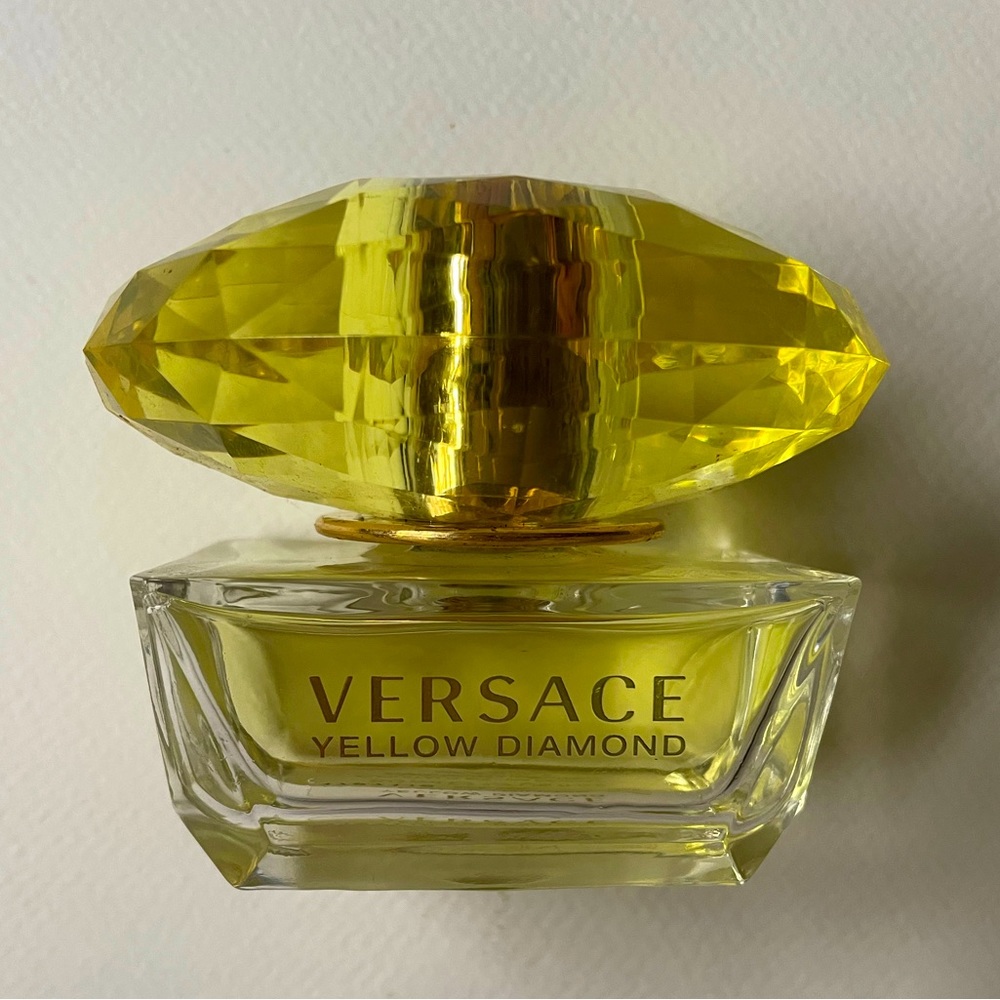 Versace yellow diamond perfume full size -barley used